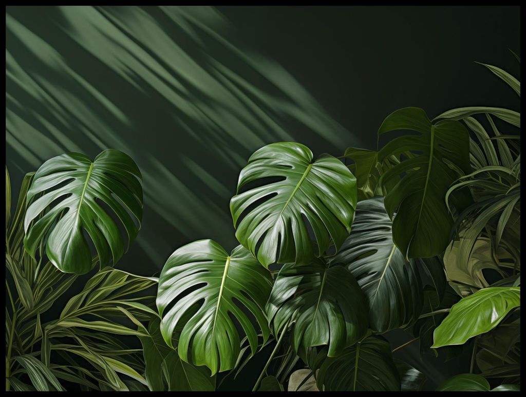 Plakat 100x75cm Flüsternde Blätter