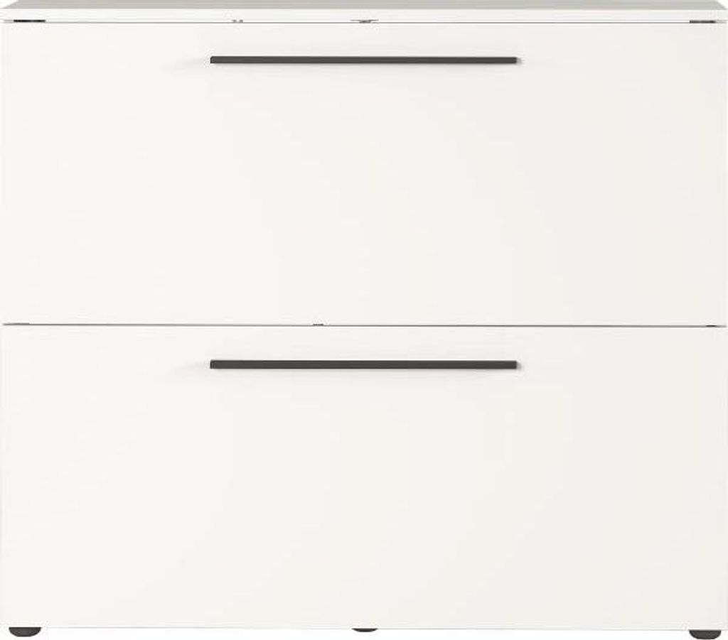 Schuhschrank Jonas 100cm mit zwei Türen - weiß