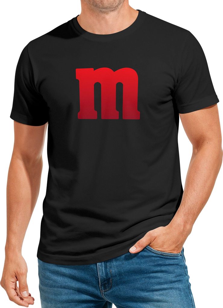 Herren T-Shirt m Fasching Karneval Gruppen-Kostüm Partner Paar Verkleidung Fun-Shirt Moonworks