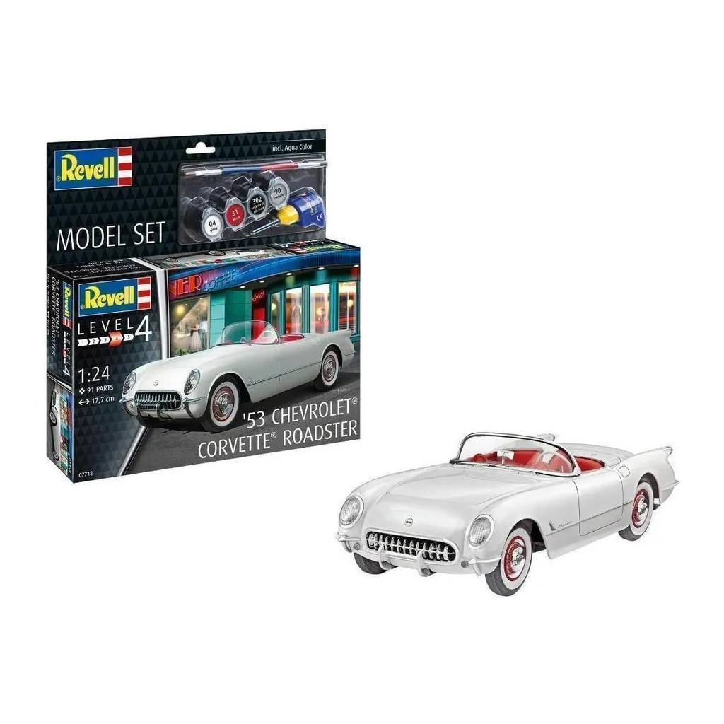 Maquette Chevrolet Corvette 1953 Revell 1:24 : Set complet avec colle