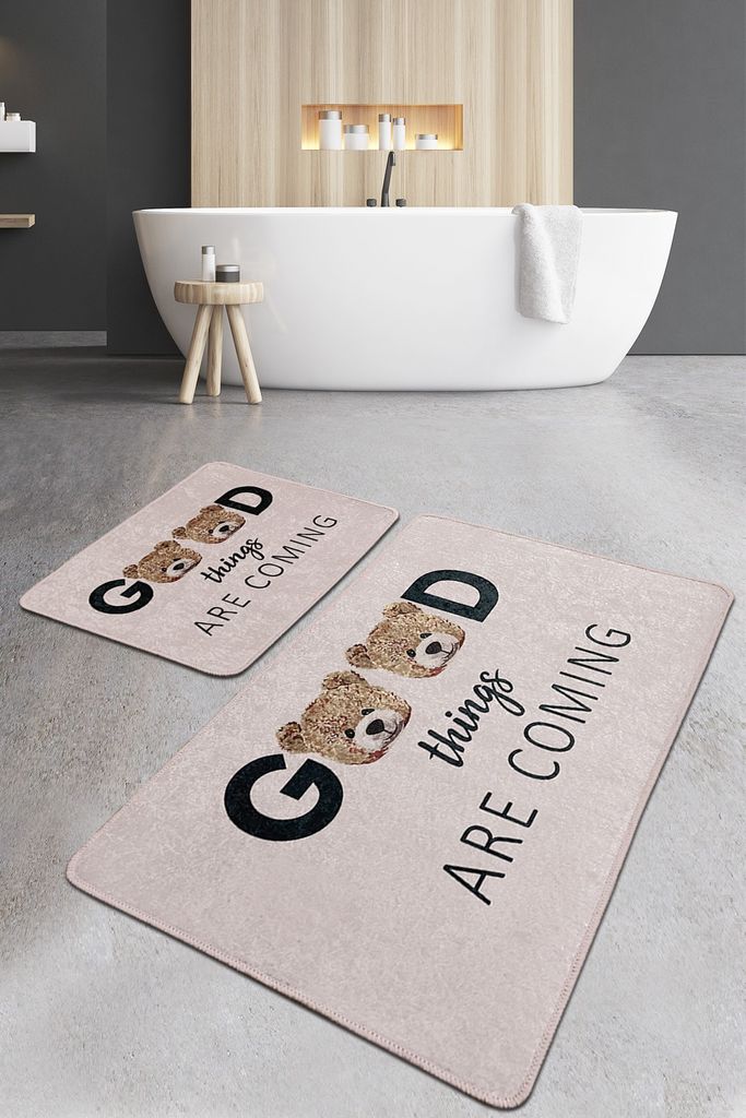 Mijolnir, Things- CHL2528, Bunt, Badematten, 700 gr/m², 100% POLYESTER