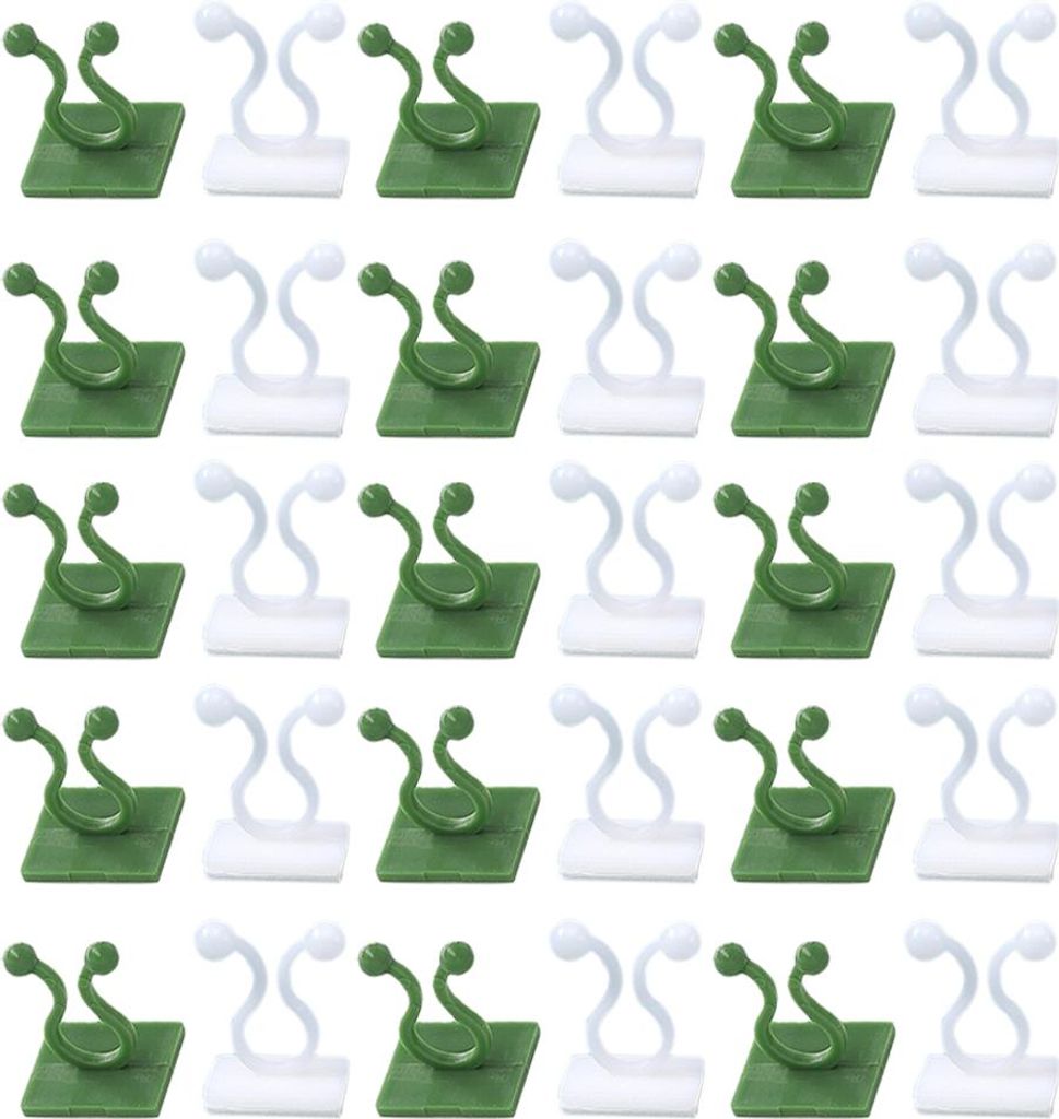 100 nástěnných spon pro popínavé rostliny, držáky na Obrázek produktu 