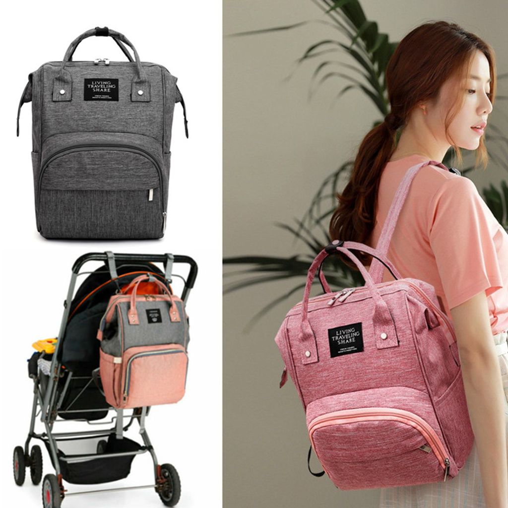 Multifunktional Mama Rucksack Babytasche Windel große Wickeltasche Pflegetasche 