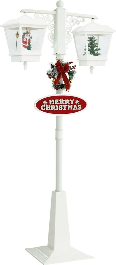 vidaXL Weihnachts-Straßenlampe mit Weihnachtsmann 81x40x188 Produktbild 