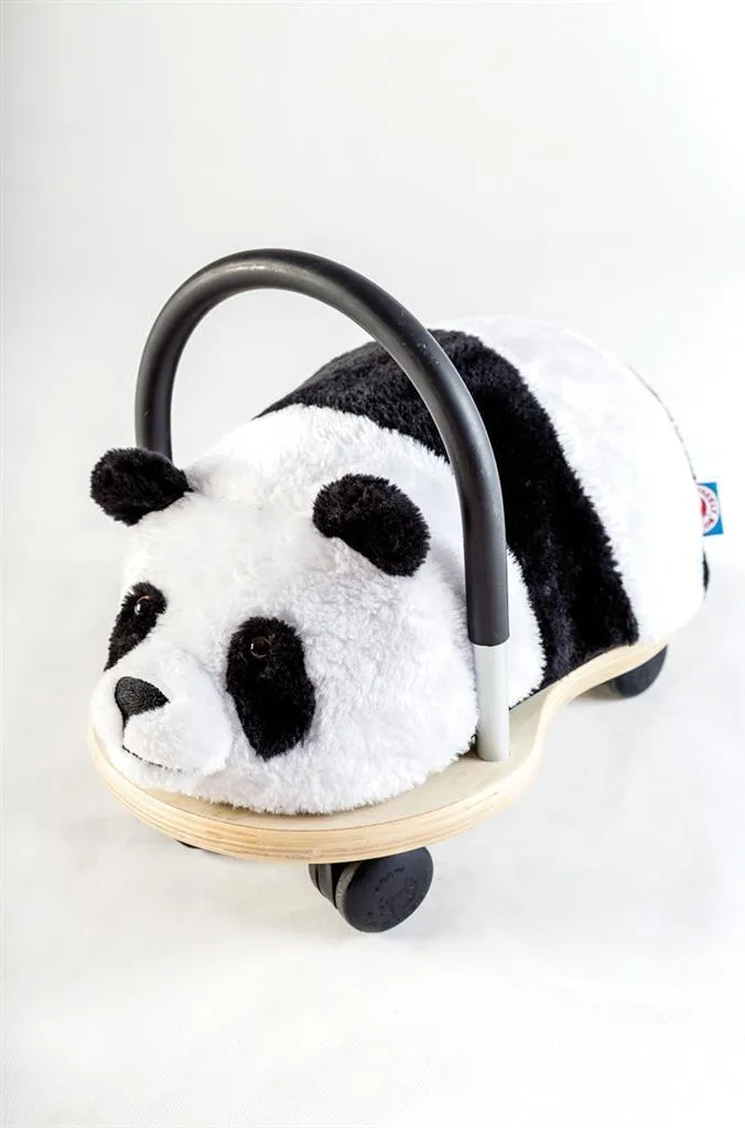 Porteur Bébé Wheelybug Panda en Bois - Véhicule à Dérapage Multidirection