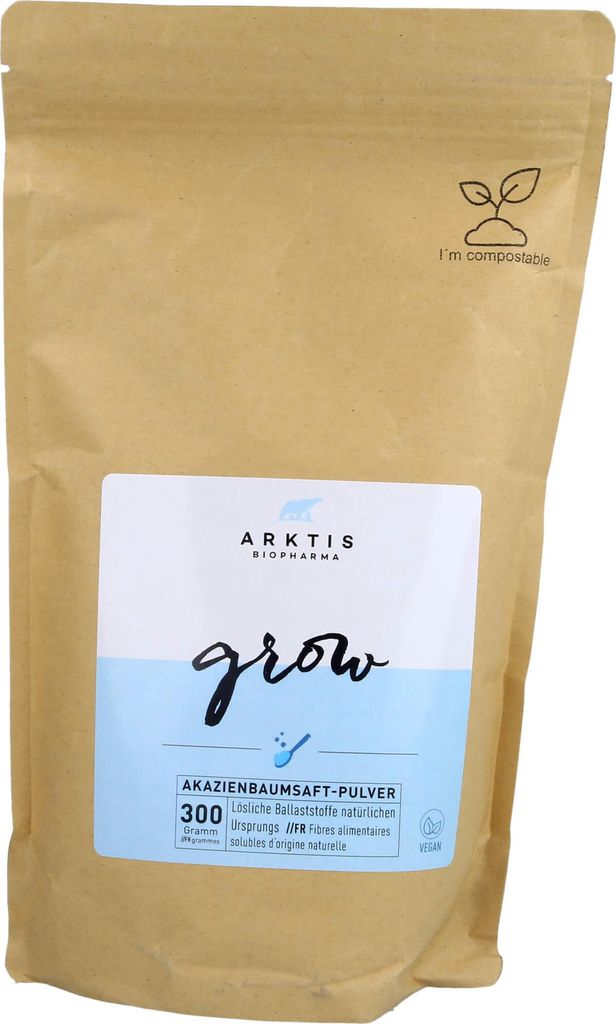 Arktis Grow Akazienfaser-Pulver Nachfüllpack 300 g