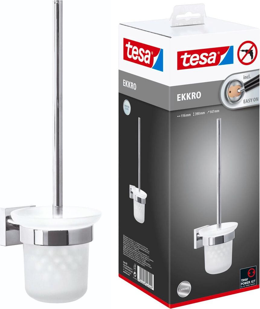tesa Klobürstenhalter Toilettenbürste WC Bürstengarnitur Produktbild 