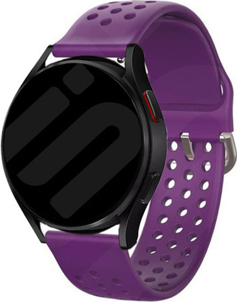 Strap-it Samsung Galaxy Watch 6 - 40mm Admendes Silikon Armband (Lila)