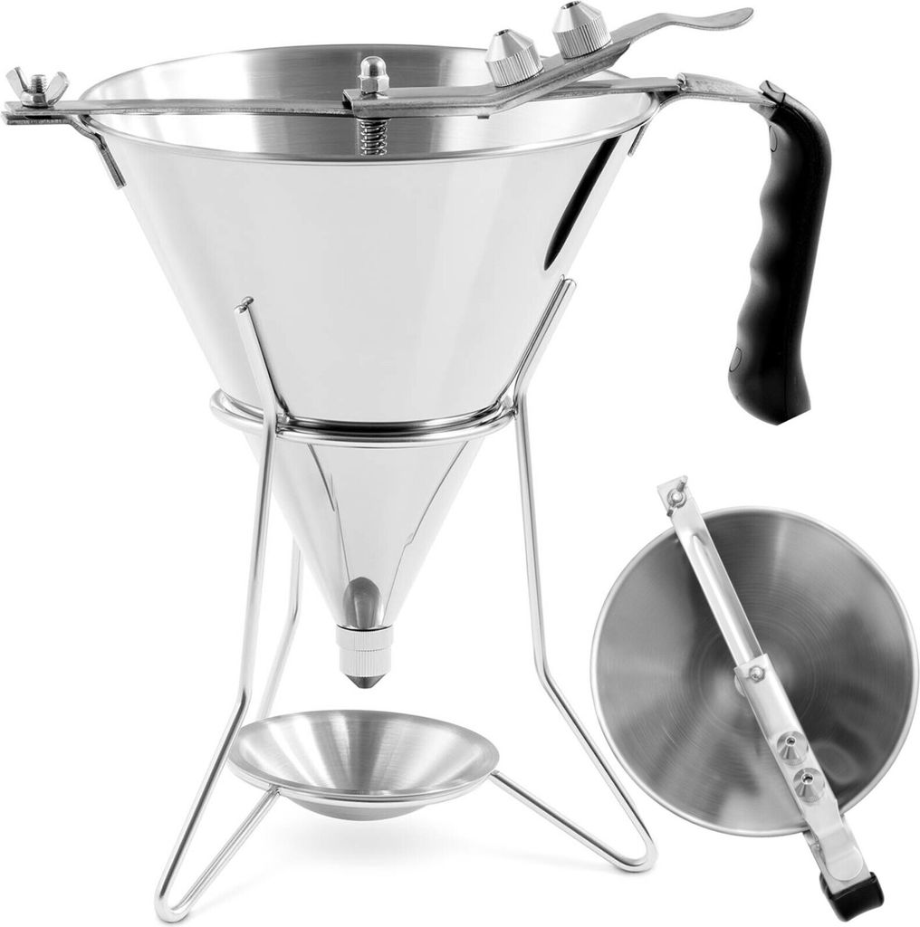 Trichterpistole Soßenspender Toppings Stahl + Ständer 3 Produktbild 