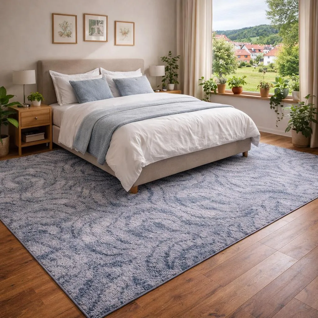 Tapis Scroll gris 50x200 cm antidérapant : design moderne et robuste - 2