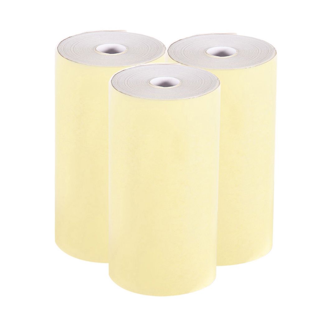 Aibecy Farbe Thermopapier Rolle 57*30mm Rechnung Quittung Fotopapier klar Druck für PeriPage A6 Tasche Thermodrucker für PAPERANG P1/P2 Mini Foto...