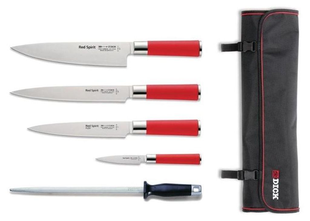 Dick Red Spirit 5 teiliges Messerset in Tasche