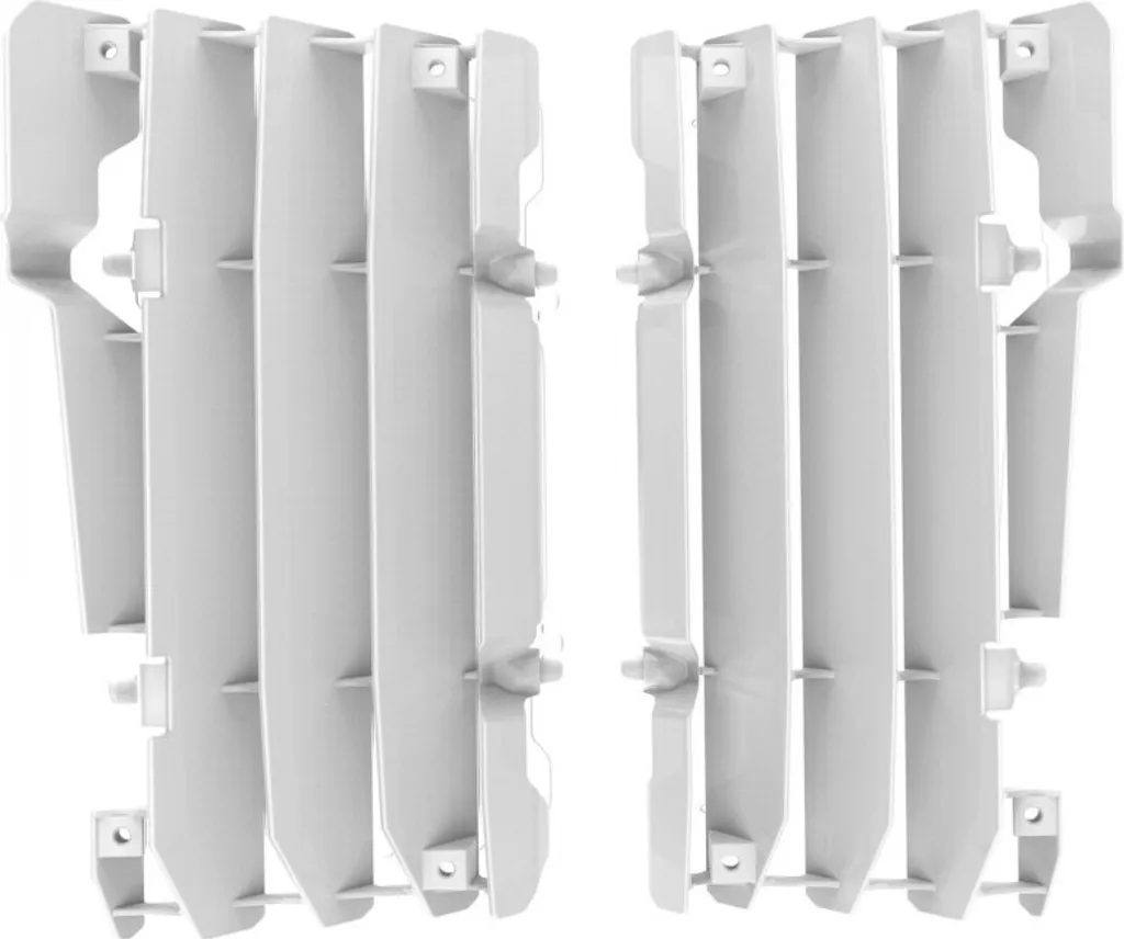 Plastiques Radiateur Polisport Beta RR Blancs Ultra Résistants DGP