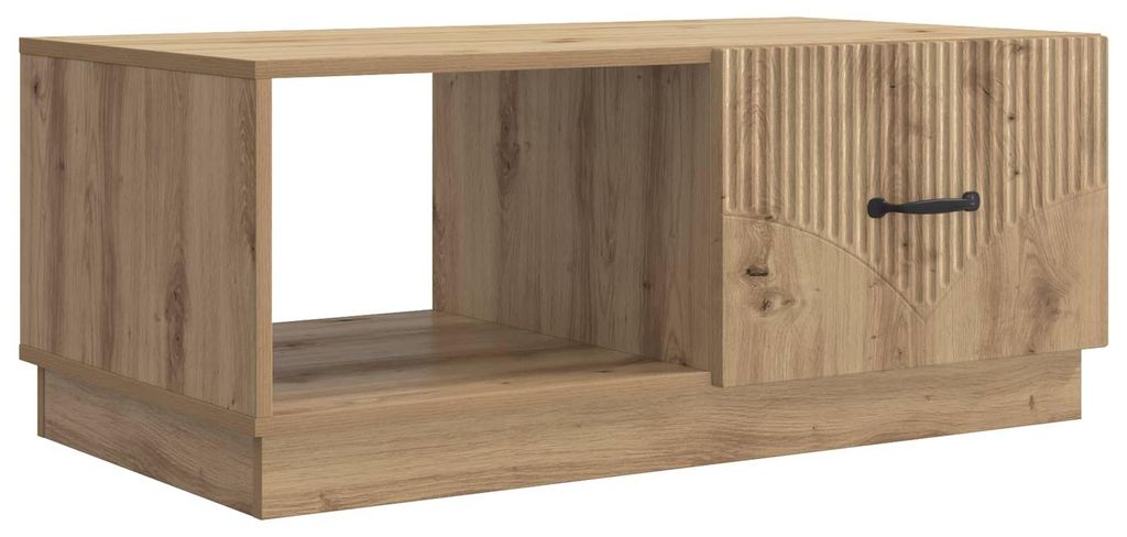 vidaXL Couchtisch Artisan-Eiche 90 x 50 x 37 cm Holzwerkstoff