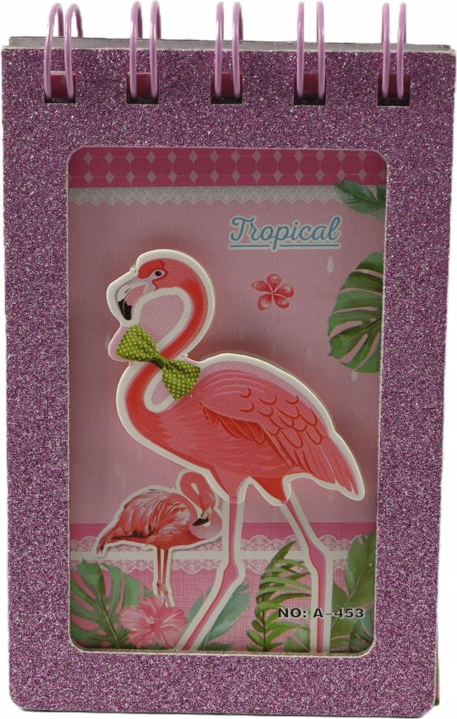 Mini Notizbuch Kinder Flamingo Tagebuch Liniert Klein Handlich Schule Geschenk Bunt
