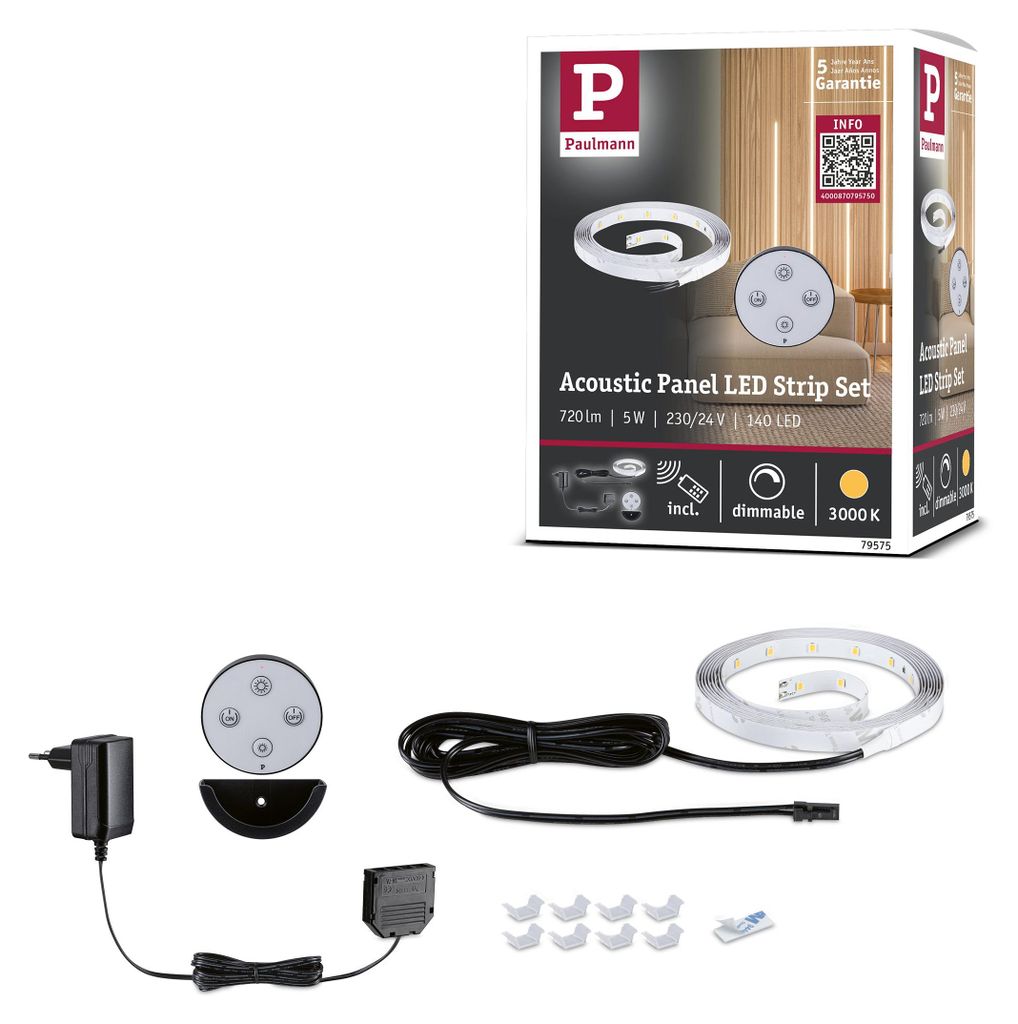 Paulmann LED Strip Akkustik Paneel Produktbild 