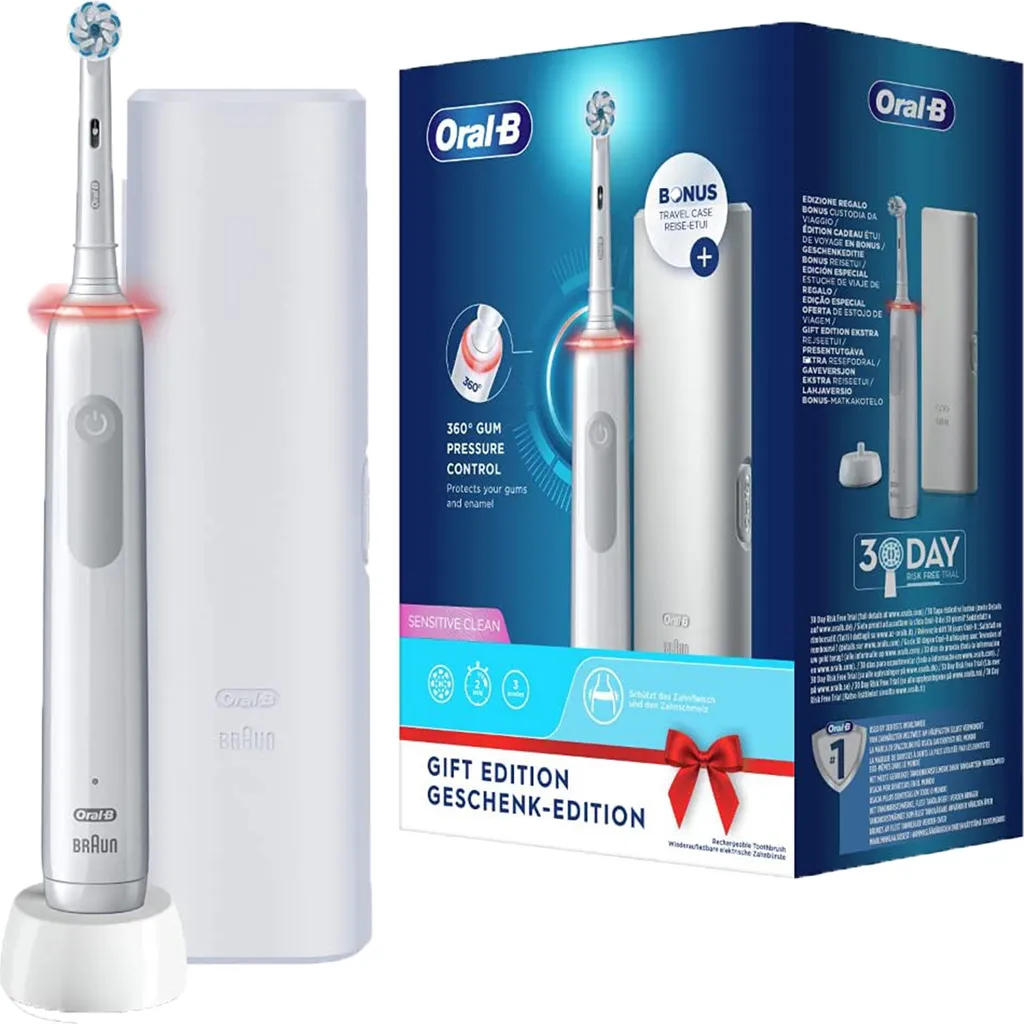 Spazzolino Oral-B Pro 3 3500 Bianco: Routine di Bellezza per il Sorriso