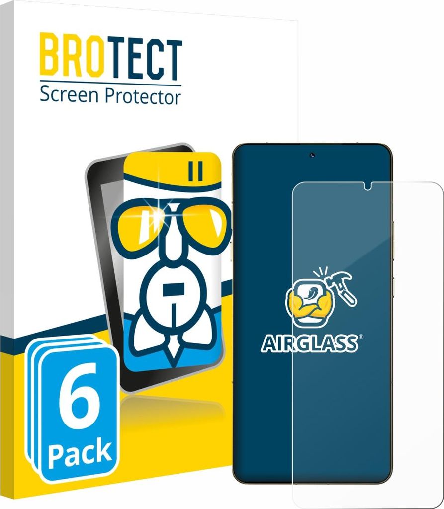 6x BROTECT Schutzglas für Motorola Signature 165 Schutzfolie Panzer Folie Glas Display Schutz klar