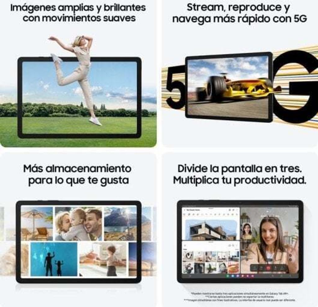 Samsung Galaxy Tab A9+ 5G LTE-TDD & LTE-FDD 64 GB 27,9 cm Zdjęcie produktu 10