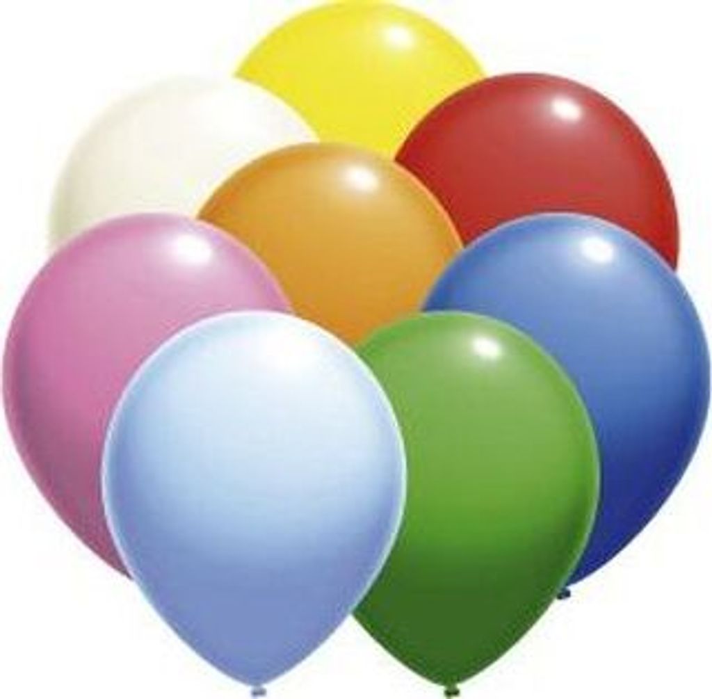 50er-Set Luftballons bunt 27,5 cm
