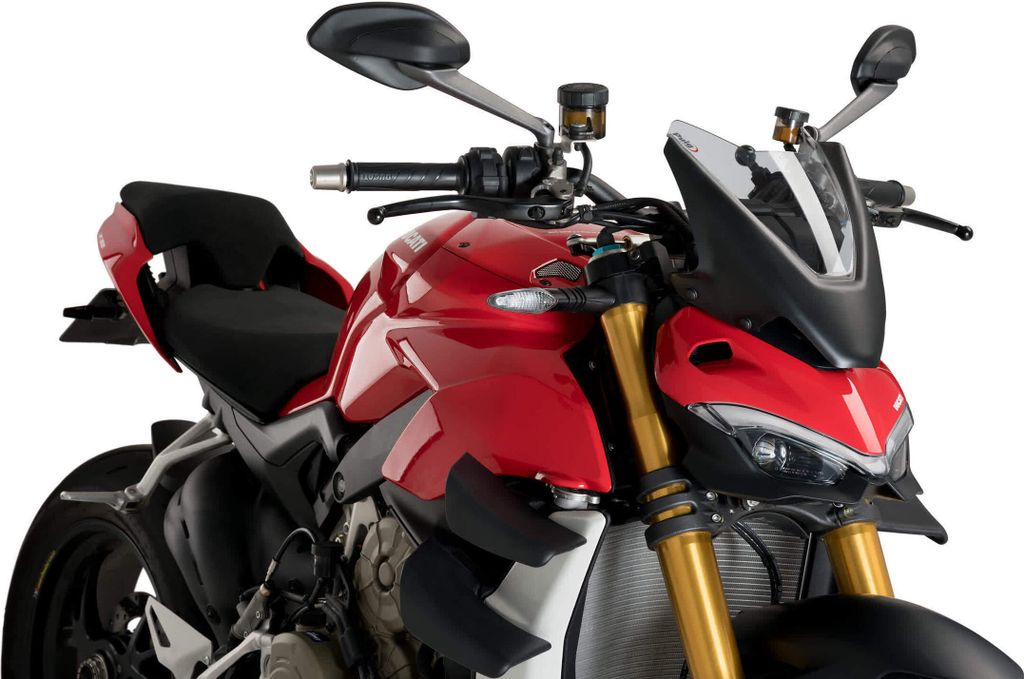 PUIG Naked Sport Light Smoke Verkleidung ABE genehmigt für Ducati