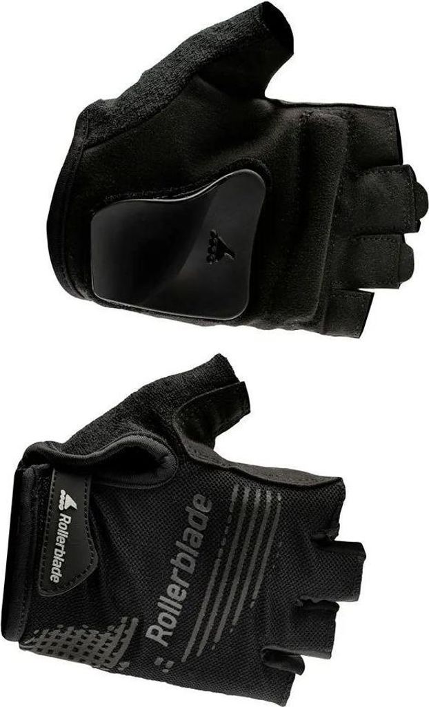 Rollerblade Skate Handschuhe Schwarz L Herren,Damen Schwarz L