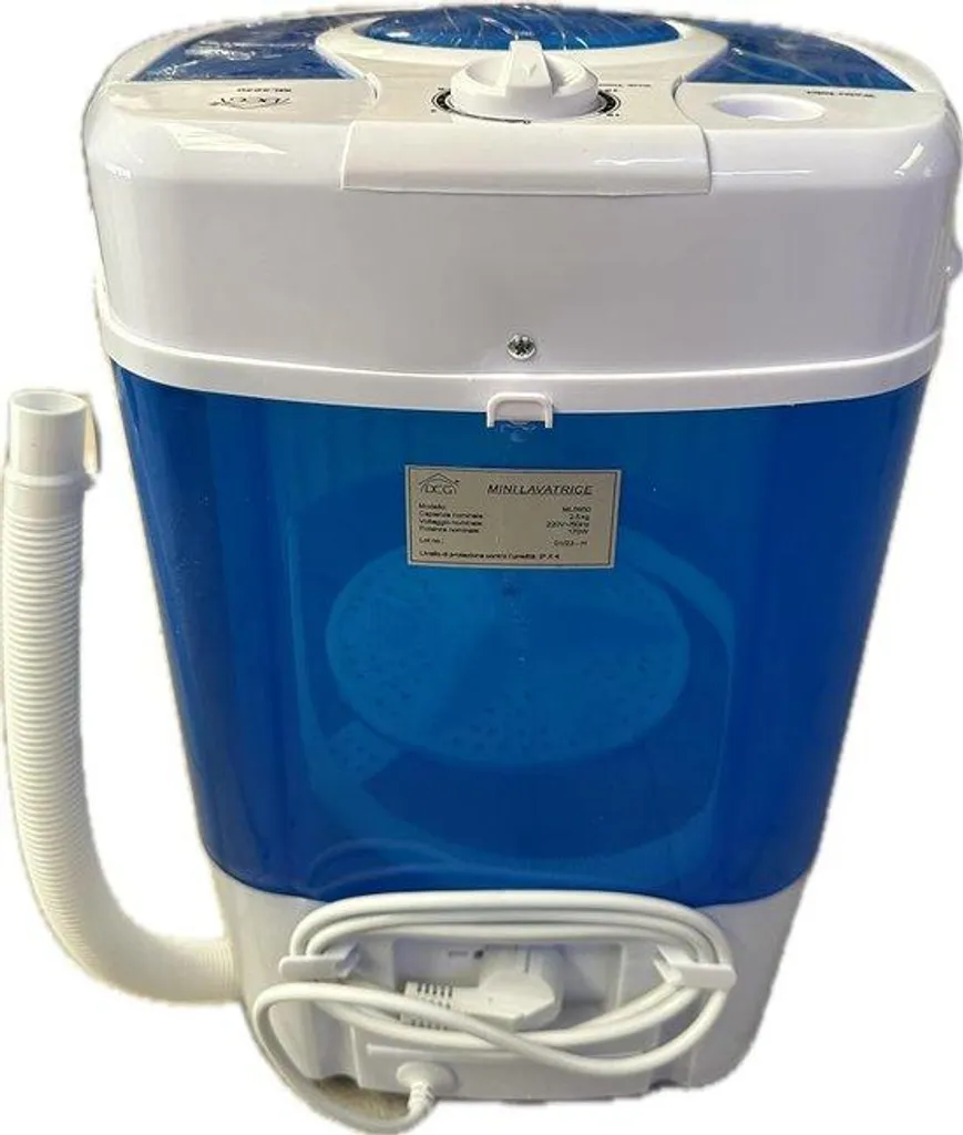 Chargeur portable 2 kg bleu et blanc pour télétravail et voyages en van