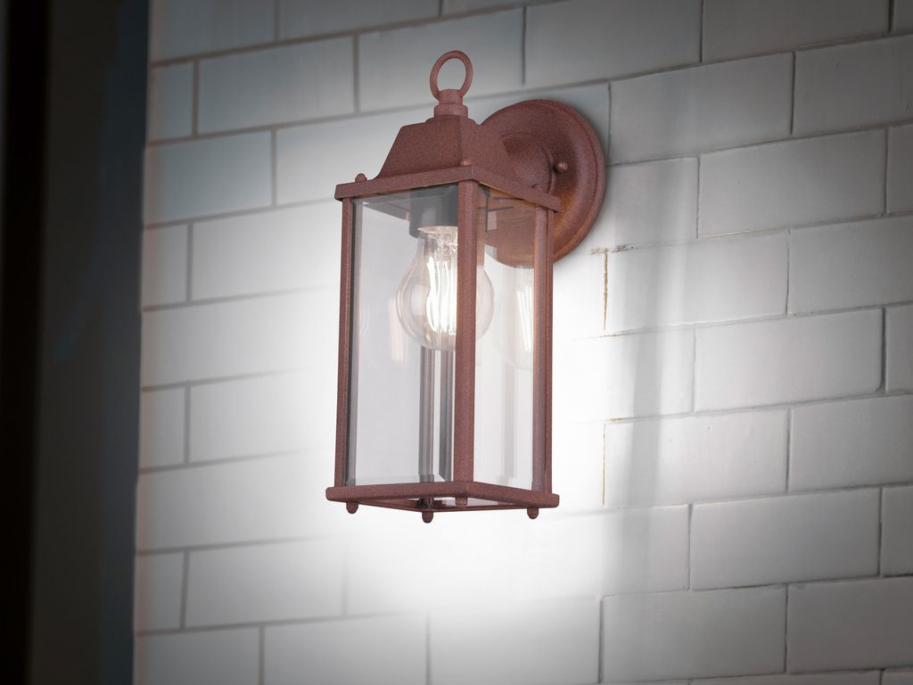 Applique d'extérieur OLONA IP23 E27 1x20W couleur rouille Image du produit 