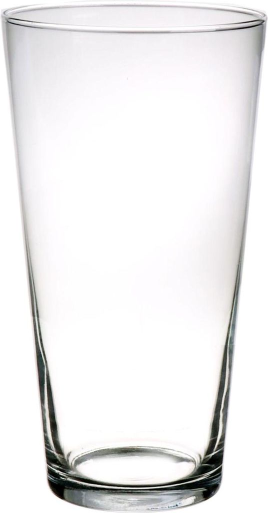 INNA-Glas Blumentopf Anna AIR aus Glas, klar, 29,5cm, Ø11cm/Ø16cm - Tischvase/Glas Blumenvase