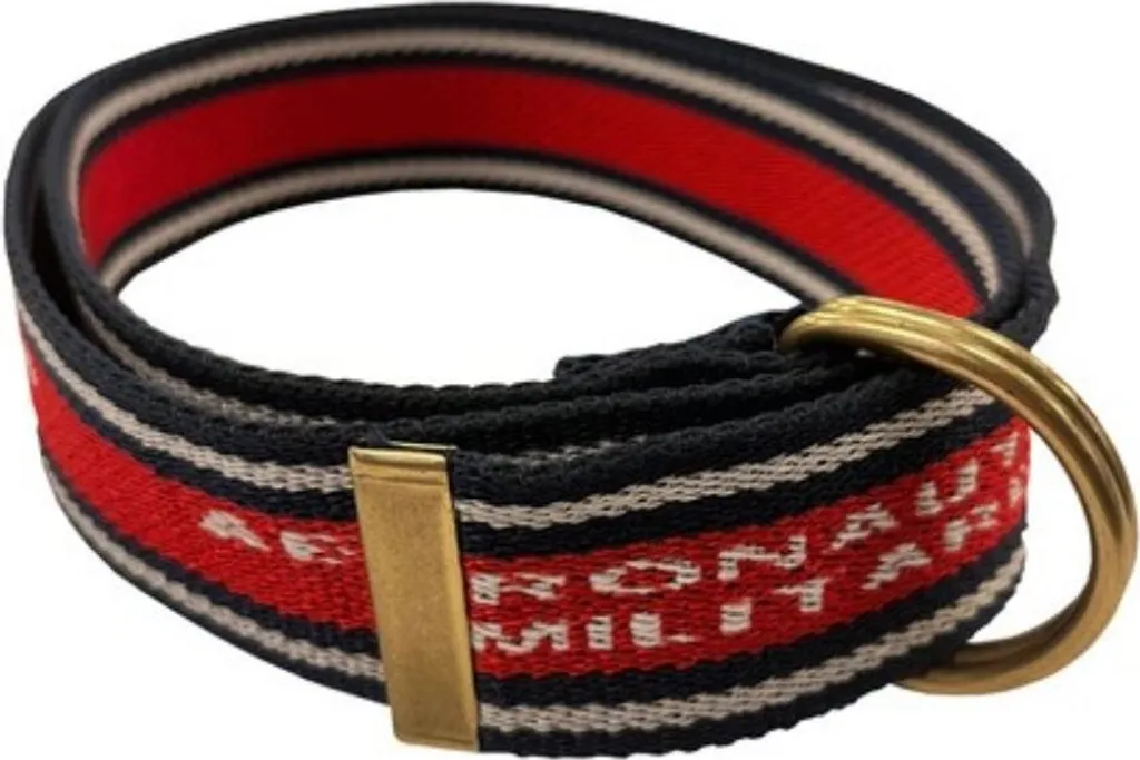 Ceinture en Cuir de Qualité Aeronautica Militare pour Pantalon et Chino