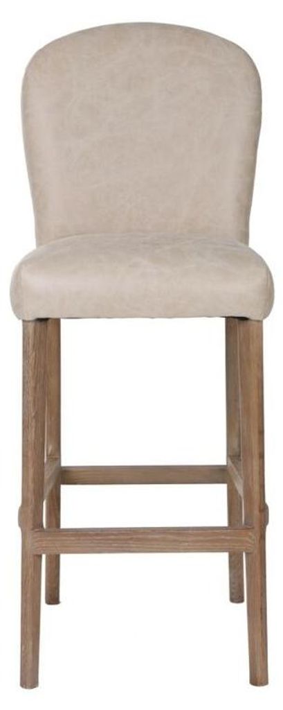 Hocker Home ESPRIT Weiß Haut