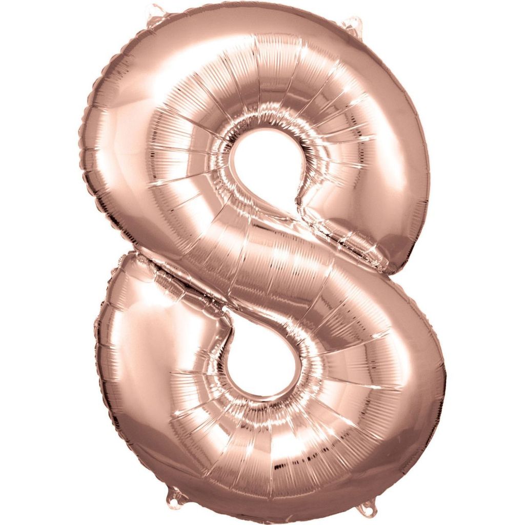 Amscan 9906283, Spielzeugballon, Folie, Gold, Anzahl, 53 cm, 5 Stück(e)
