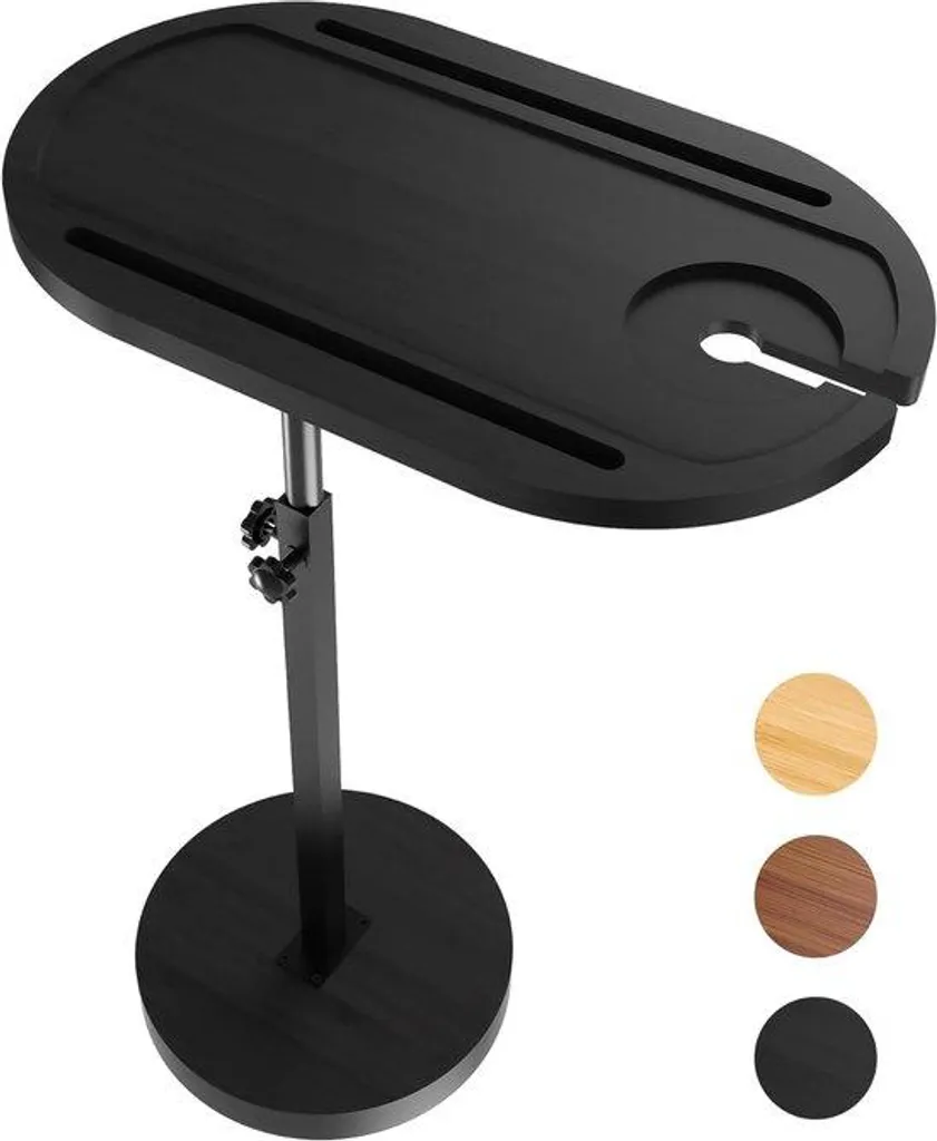 Banc ergonomique réglable en bambou noir massif contre le mal de dos