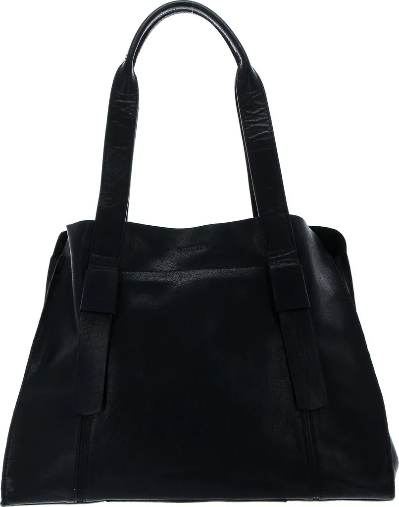 SADDLER Colette Sac à Épaule Noir avec Bandoulière Ajustable en Cuir
