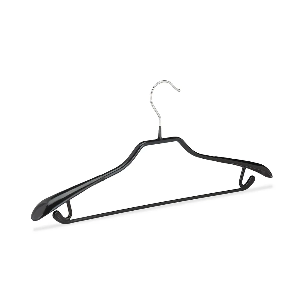 20 Grucce Appendini In Plastica Antiscivolo A Collo Corto – Risparmia Spazio Nell'Armadio, Leggere E Robusti, Perfette Per Camicie E Giacche (Colore Bianco).