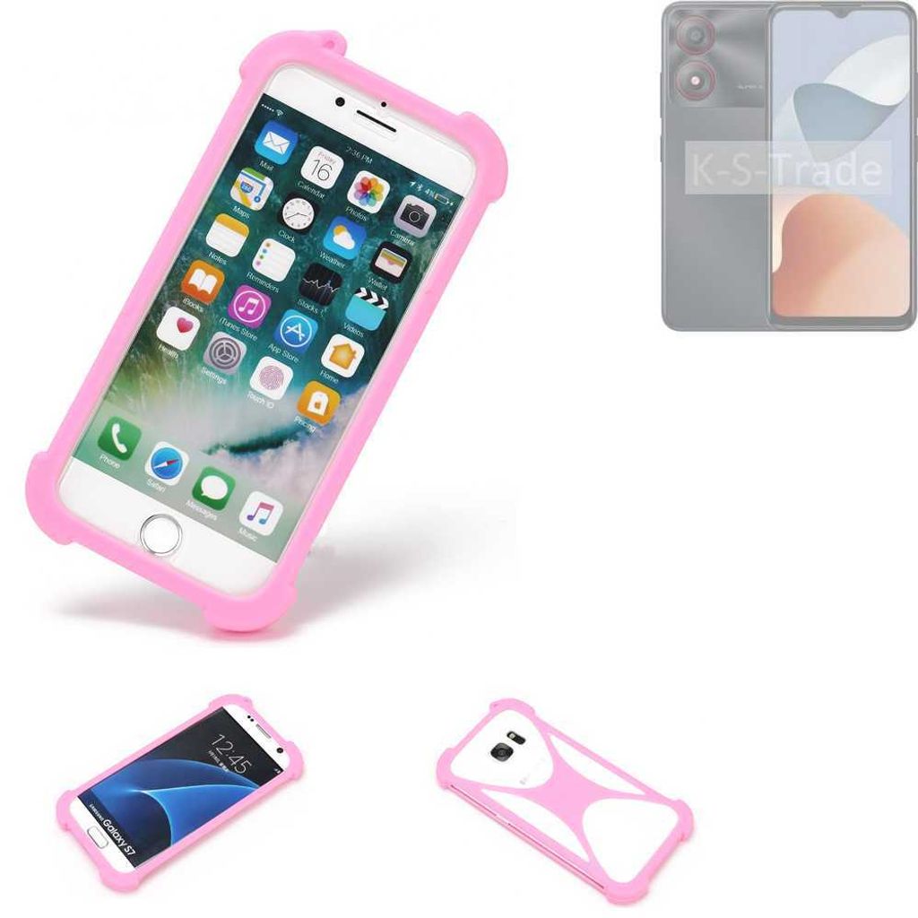 K-S-Trade Handy Hülle kompatibel mit ZTE Blade A34 Schutz Produktbild 