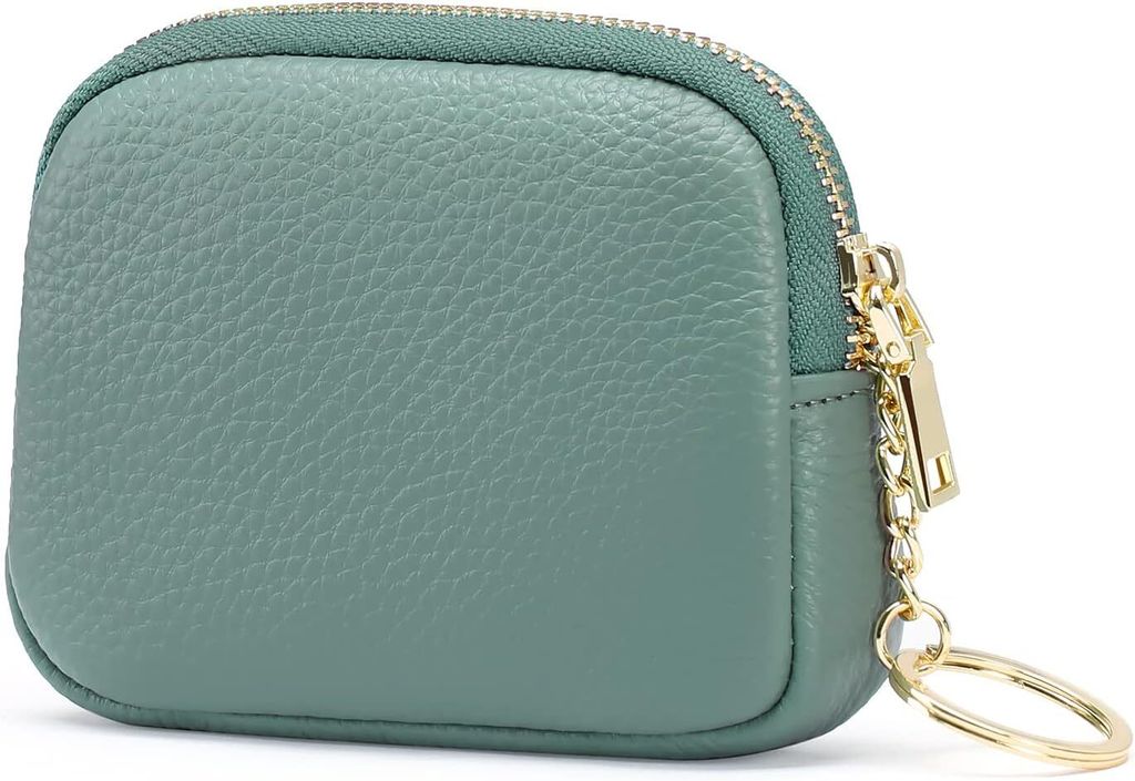 Portemonnaie Damen, kleine Geldbörse mit Münzfach, Kleingeldbörse mit Reißverschluss, Kleine Portmonee mit RFID Schutz, Mini Geldbeutel