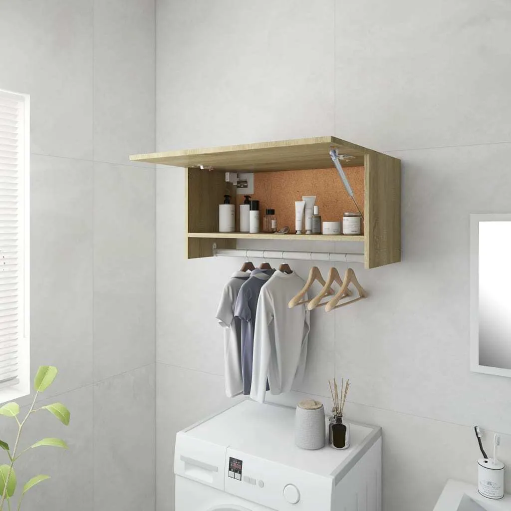 Armadio Rovere Sonoma 70x32,5x35 cm vidaXL | Mobile a Muro Salvaspazio