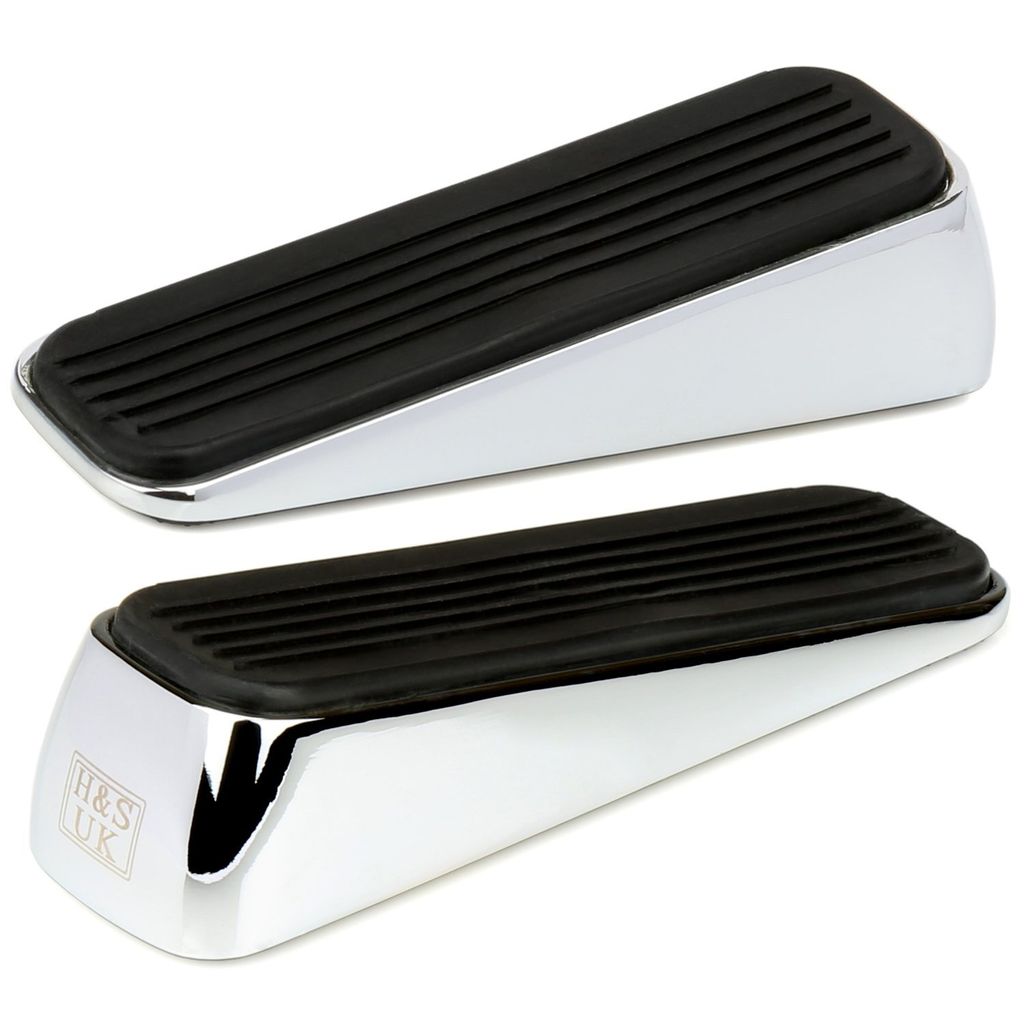 H&S Cuneo per porte pesanti Door Stopper - Confezione da 2 Immagine del prodotto 