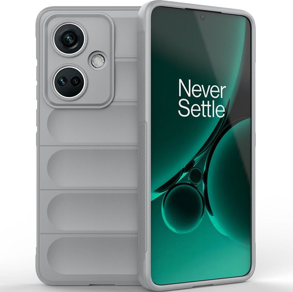 Handyhülle für OnePlus Nord CE3 Weich TPU Silikon Stossfest Anti-rutsch Hülle Grau