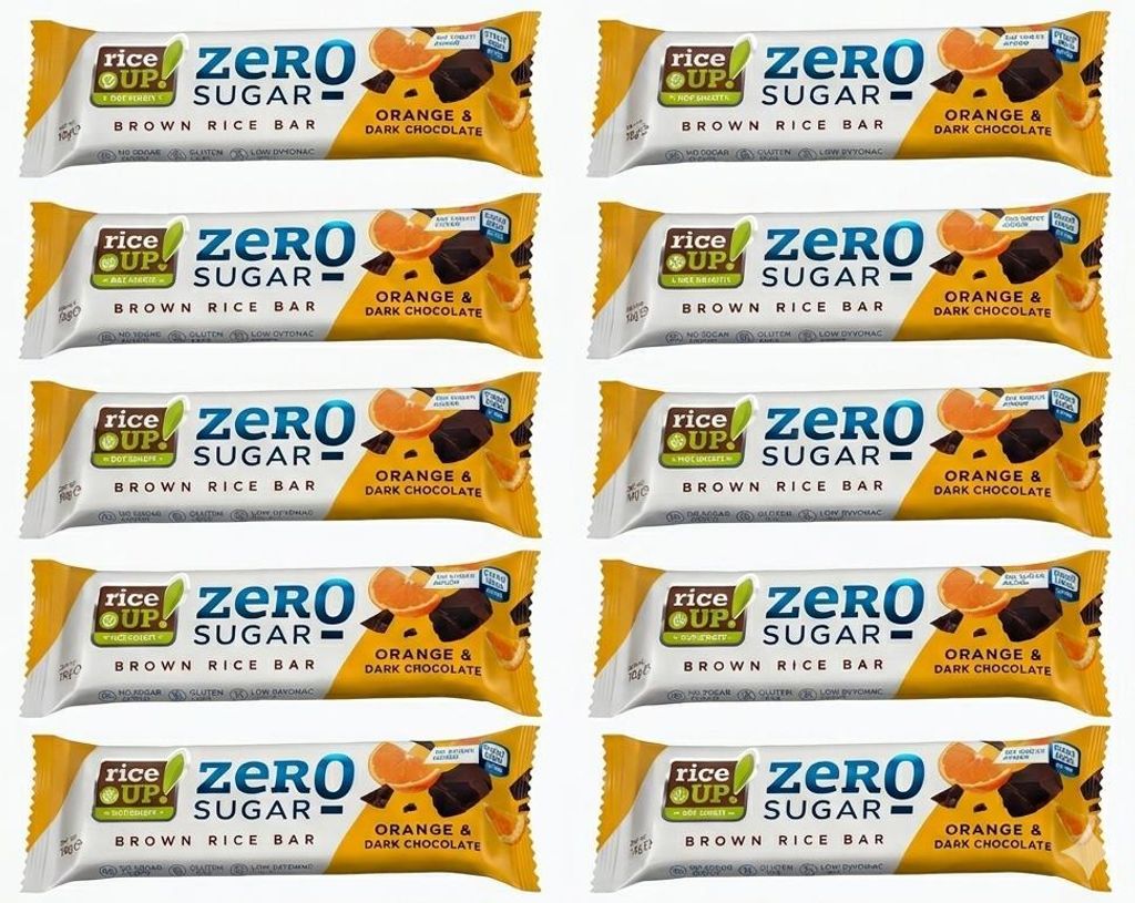 10x18g Rice Up Schoko Reisriegel Schoko-Orange Riegel / Produktbild 