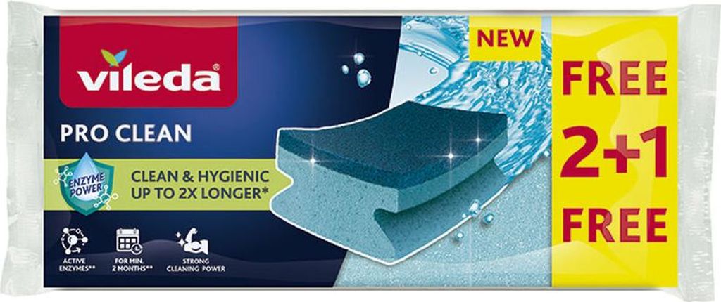 Su Pro Clean 2+1 Scheuerschwamm