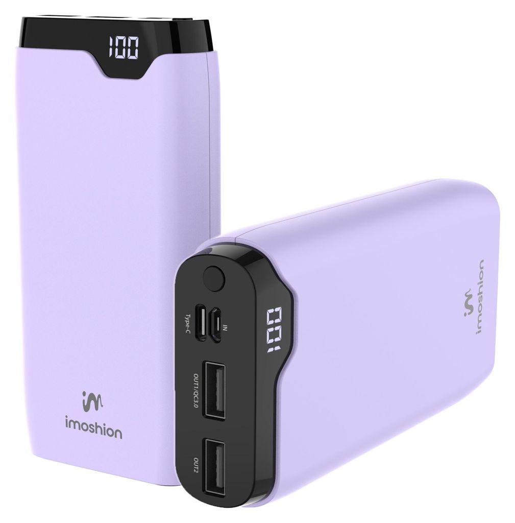 imoshion Powerbank - 20.000 mAh - Schnelles Aufladen und Produktbild 