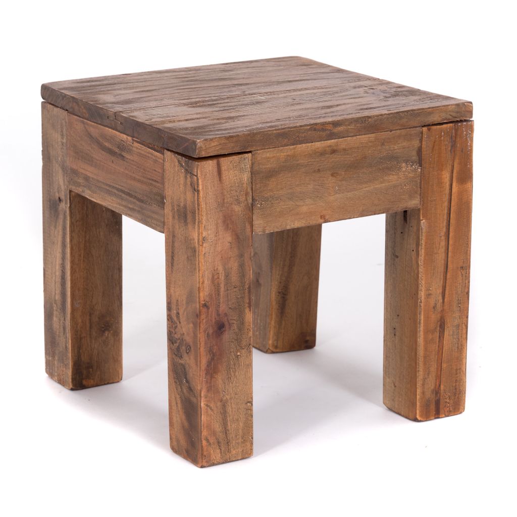 STOLÍK SQUARE 30 | masívne drevo 30x30cm (VxŠ) bočný stolík Obrázok produktu 