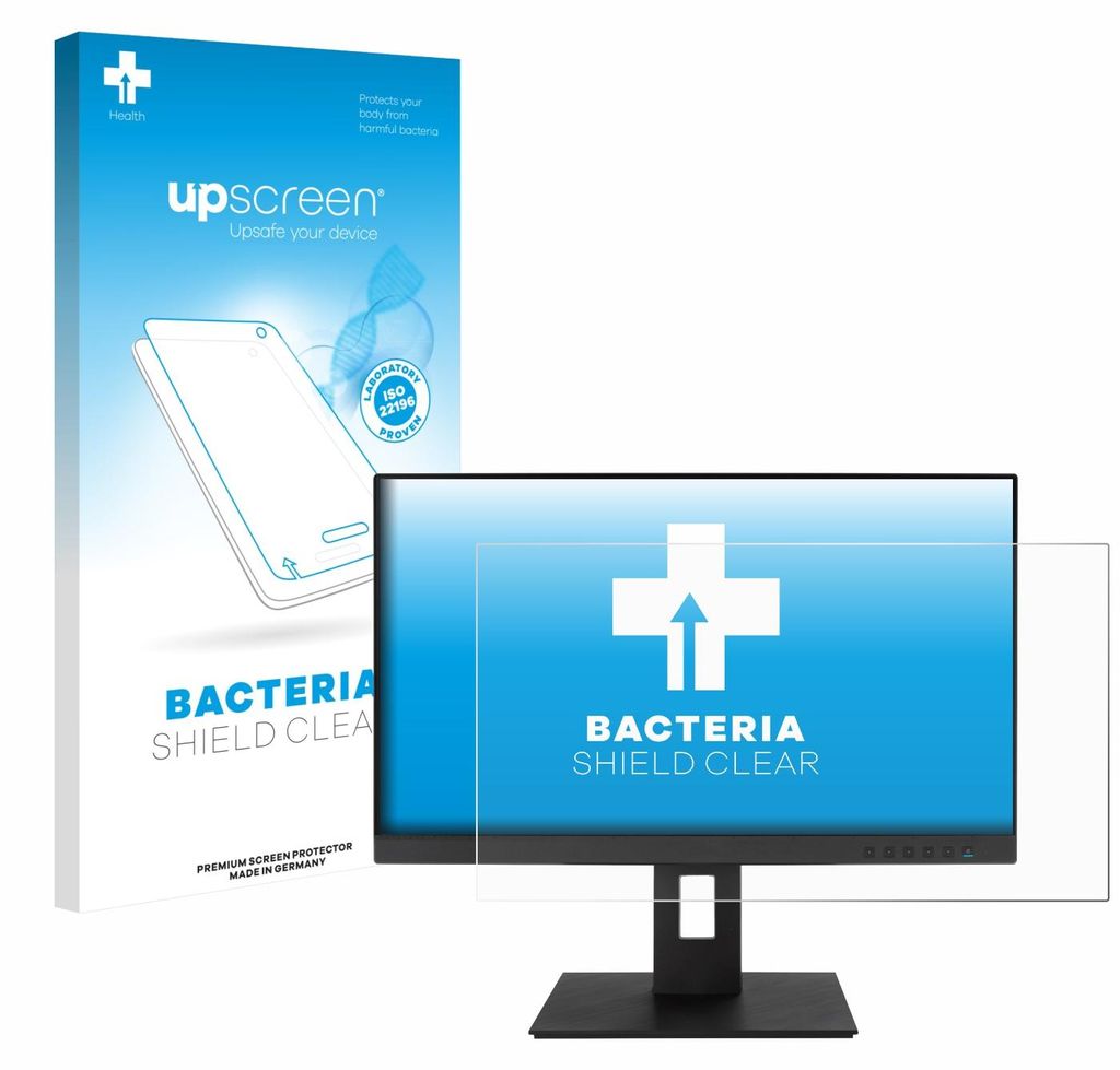 upscreen Schutzfolie für ASUS BE24EQSB Displayschutz Displayschutzfolie Folie Klar antibakteriell