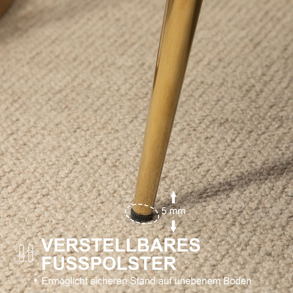 HOMCOM 2 Sitzer Sofa, Couch, gepolsterter Polstersofa, Produktbild 7
