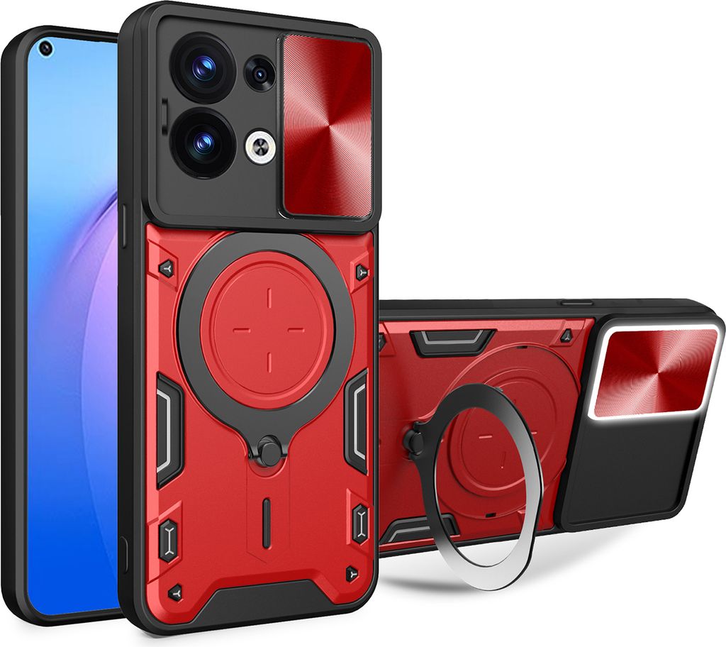 Handyhülle für Oppo Reno8 5G Dual-Layer Stoßfest Rüstung Produktbild 