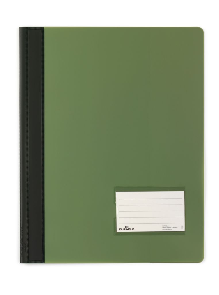 DURABLE Schnellhefter DURALUX 268005 DIN A4 Hartfolie grün