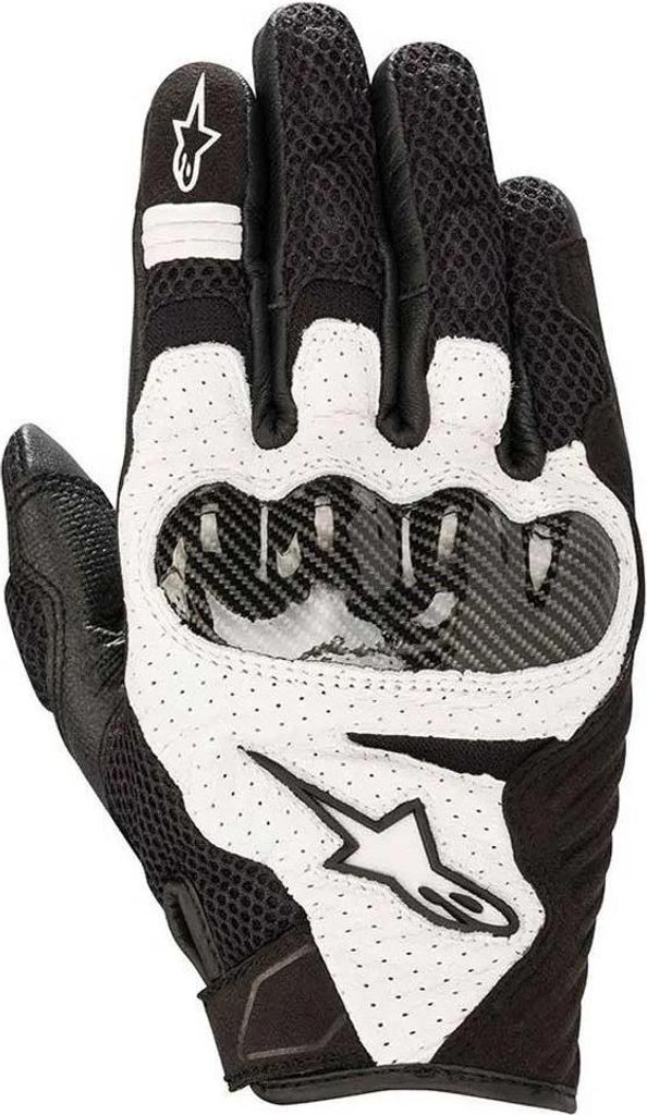 Alpinestars Smx 1 Air V2 Handschuhe Weiß,Schwarz 2XL Herren,Damen Weiß,Schwarz 2XL