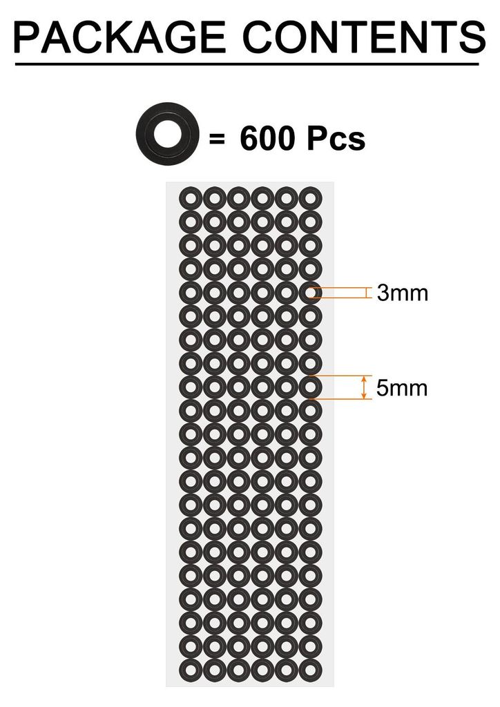 600 Stš¹ck 3D Scanner Marker 3mm, 3D Tracking Dots Referenzpunktmelder, 3D Ziel, diffuse Reflexionsmarker fš¹r 3D Scanner und optisches Tracking